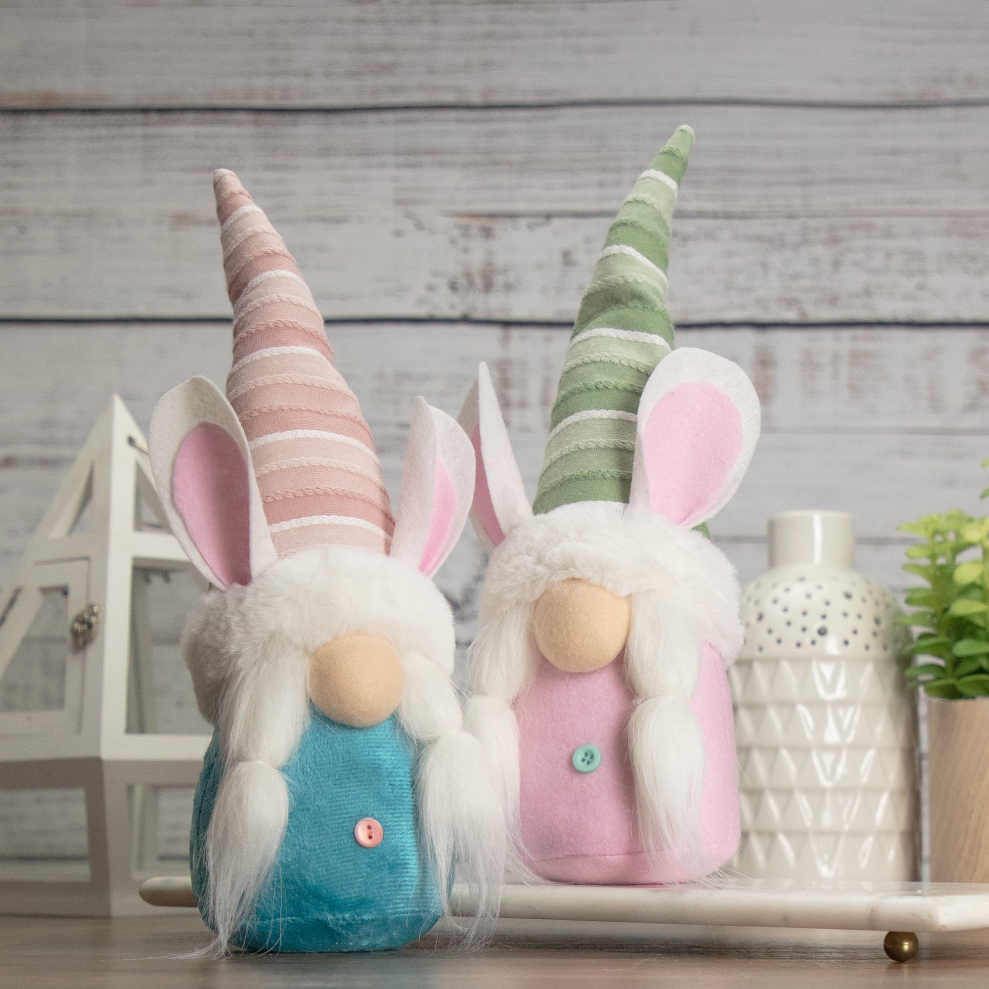 Northlight Girl Gnome with Easter Bunny Ears - 13"