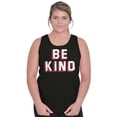 thumbnail image 4 of Be Kind Happy Peace Love Inspiring Tank Top T Shirts Men Women Brisco Brands X, 4 of 6