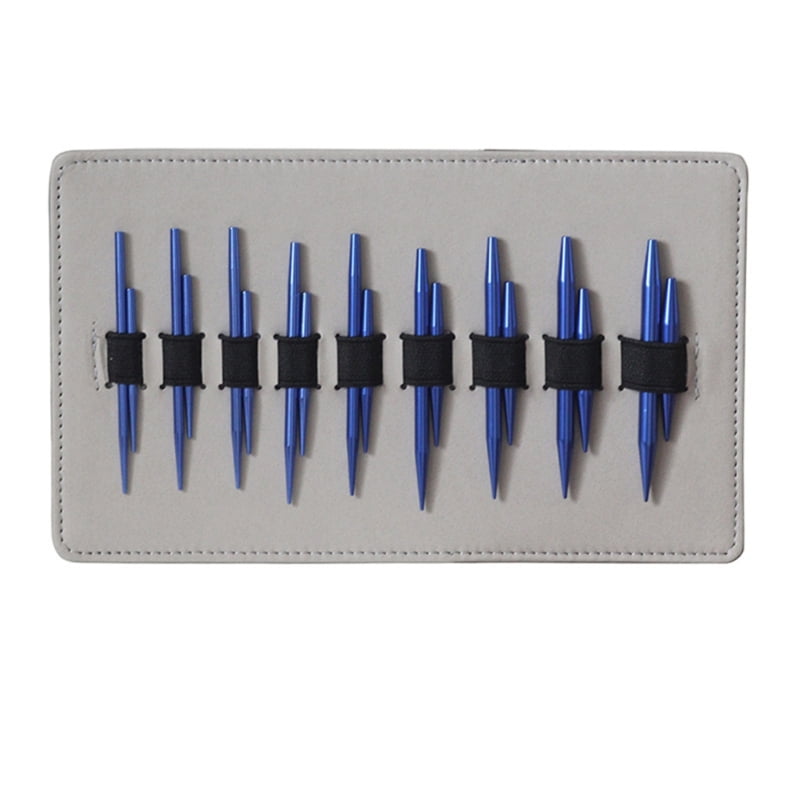 9Pairs Aluminum Interchangeable Circular Knitting Needle for Knitting Weaving