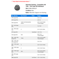thumbnail image 2 of Alternator Bushing - Compatible with 1986 - 1994 Saab 900 Hatchback 1987 1988 1989 1990 1991 1992 1993, 2 of 2