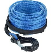 Synthetic Winch Rope 5/16'' x 50ft,13000LBS Synthetic Winch Line Cable Rope with Protective Sleeve + Forged Winch Hook for Off Road Vehicle ATV UTV SUV Truck Boat Winch Accessory