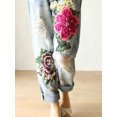 thumbnail image 3 of Pantalones vaqueros elegantes de moda para mujer, nuevos pantalones vaqueros de verano informales con bordado floral, pantalones harén holgados para mujer, 3 of 4