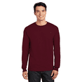 thumbnail image 6 of Gildan Men's DryBlend Long Sleeve T-Shirt, Moisture-Wicking Crew Neck Maroon Color Tee, 9-Pack, 2XL, 6 of 7