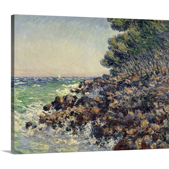 Great BIG Canvas | "Cap Martin, 1884" Canvas Wall Art - 20x16