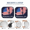 thumbnail image 6 of Cauagu Memorial Day Cauagu {designName} Print Foldable Car Windshield Sun Shade | Front Windshield Shade for Sun | Fits Small Sedans, Mini SUVs, Hatchbacks-Large, 6 of 6