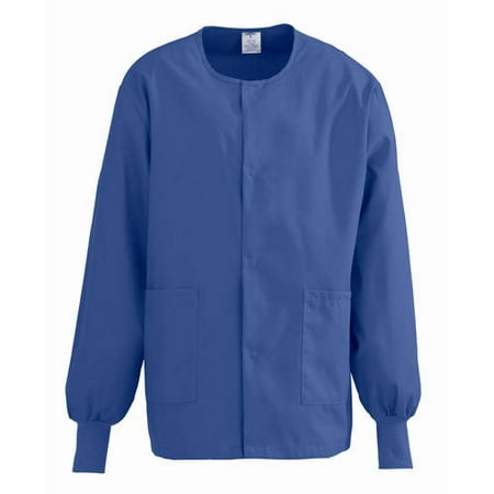 

ComfortEase Unisex Snap-Front Warm-Up Scrub Jacket