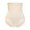 Beige, variant on lnmuld Solid High Waist Striped Tummy Control Shapewear Briefs Stretch Slimming Body Shaper for Women Color:Beige,Size:3XL