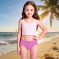 thumbnail image 2 of Toddler Swimsuit Girl 6-7 Years, Girls Two Piece Swimsuits UPF 50+ Sun Rash Guard And Swim Shorts for Toddler Kids Beach Pool Kid Swimwear, 2 of 8