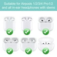 thumbnail image 5 of Adjustable Ear Hooks Compatible with AirPods 4, 3, 1, 2 and Pro & All in-Ear Headphones with Stems - 2 Pairs Secure & Comfortable Prevent Falls Ear Holders for Headphones - Easy to Install-CHKYWAIY, 5 of 9