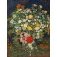thumbnail image 3 of van Gogh, Vincent 12x14 Black Modern Framed Museum Art Print Titled - Bouquet of Flowers in a Vase, 3 of 5