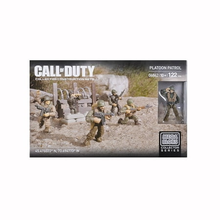 , Call of Duty, Exclusive Platoon Patrol Set, Five super-poseable legendary WWII era micro