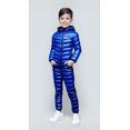 thumbnail image 4 of Toddler Boy Winter Coats 5t Color Block Snow Jackets Plus Size Slim-Fit Padded Jacket with Zipper Pockets Dark Blue,10-12 Years, 4 of 5