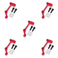 thumbnail image 2 of Guardoinrt Vélo Vélo Durable Disque Montage Adaptateur Fiable Étrier PM à Est Conversion Rouge avant 5Set, 2 of 6