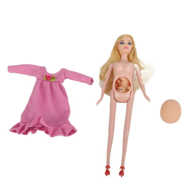 Pregnant Mom Doll, Kids Toy 11IN Parent Child Interaction For Home