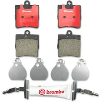 Brembo P50025N NAO BRAKE PADS Fits select: 2005 MERCEDES-BENZ C 230K SPORT COUPE, 2005 CHRYSLER CROSSFIRE