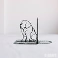 thumbnail image 3 of C-Craft Stainless Steel St. Bernard Dog Bookend, Adjustable, 5 Inch for Home Office, 3 of 5