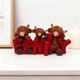 thumbnail image 3 of Love Highland Cow Figurines Valentines Day Highland Cow Gnomes Heart Scottish Resin Statue Calf Lovers Gifts for Home Garden Kitchen Office Tiered Tray Table Decor, 3 of 3