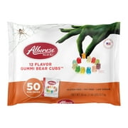 Albanese Halloween World’s Best 12 Flavor Gummi Bear Cubs Trick-or-Treat Bags, Lunch Essentials, 50 Mini Packs