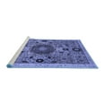 thumbnail image 2 of Ahgly Company Machine Washable Indoor Rectangle Abstract Blue Modern Area Rugs, 5' x 8', 2 of 4