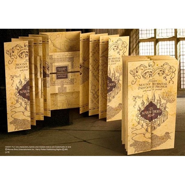 Harry Potter Marauder S Map Replica Walmart Com