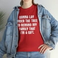 thumbnail image 7 of Gonna Lay Under The Tree To Remind My Family That I'm a Gift Shirt -ID: 405, 7 of 7