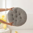 thumbnail image 6 of 15.75 inch Plush Round Chair Cushion Soft Fuzzy Plush Chair Pads Washable Stool Cushion for Indoor Dining Room and Kitchen Chairs, 6 of 7