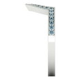 thumbnail image 4 of 0.25 ct Brilliant Round Cut Natural Sky Blue Topaz 14k White Gold Stackable Band SZ 11, 4 of 6
