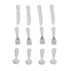 thumbnail image 4 of Cuchillos en Miniatura BuyWeek 5 Paquetes de Cuchillos Tenedores y Cucharas para Muñecas, 4 of 14