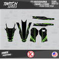 thumbnail image 2 of Kalair GFX Graphics Kit for Husqvarna Enduro 4-STORKE FE350,FE450 and FE501 (2020-2023) Twitch Series, 2 of 5