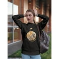 thumbnail image 2 of Exploring Nature And Space Sweatshirt Women -Image by Shutterstock, Female XX-Large, 2 of 4