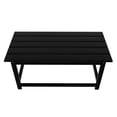 thumbnail image 6 of WestinTrends Highland 3-Piece Adirondack Chairs with Cup Holders and Coffee Table Set, Black, 6 of 15