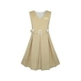 thumbnail image 4 of Girls Dress Back School Customized Gift School Uniform Beige 8 Years, 4 of 7
