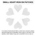 thumbnail image 4 of Uxcell Hearts Patches White Iron-On Patch Sew Embroidered Applique 2.8x2.68 Inch Clothing Repair Backpack 20Pcs, 4 of 6