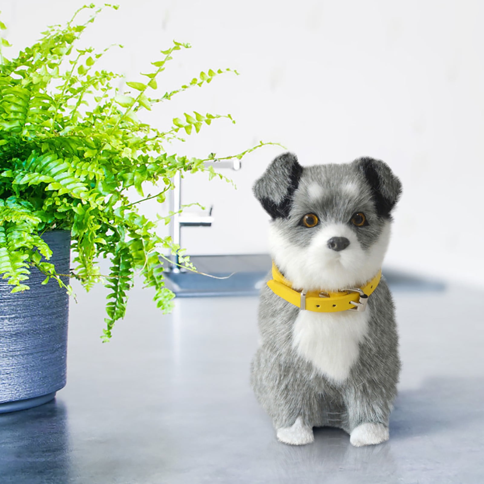 Interactive Simulation Dog-Realistic Puppy Electronic Toy Dog with Barking- Robotic Pet Toy Present Gift for Toddler Girls Boys