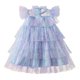 thumbnail image 1 of Vestido de arco iris, vestido de princesa para niños pequeños, lentejuelas de estrella, vestido de tul con gradas de arcoíris, fiesta de cumpleaños, vestidos de novia, ropa de verano para niñas, 1 of 5