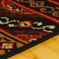 thumbnail image 3 of Intricate Ornamental Eclectic Ultra-Soft Indoor Area Rug or Runner, 3' x 5', Black by Blue Nile Mills, 3 of 6