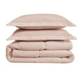 thumbnail image 2 of Cannon Solid Blush Twin/Twin XL 2 Piece Comforter Set, 2 of 5