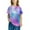 Tie-Dye1, variant on HAOTAGS T-shirts fot Toddler Boys Girls Camouflage Pattern Short Sleeve Round Neck Summer Tops Multicolor Size 4-5 Years