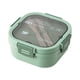 thumbnail image 2 of Utensilios de cocina, loncheras para niños, loncheras bento para adultos, loncheras para adultos, niños y bebés, lonchera bento de 1200 ml con 5 compartimentos, cuchara reutilizable integrada y vajill, 2 of 8
