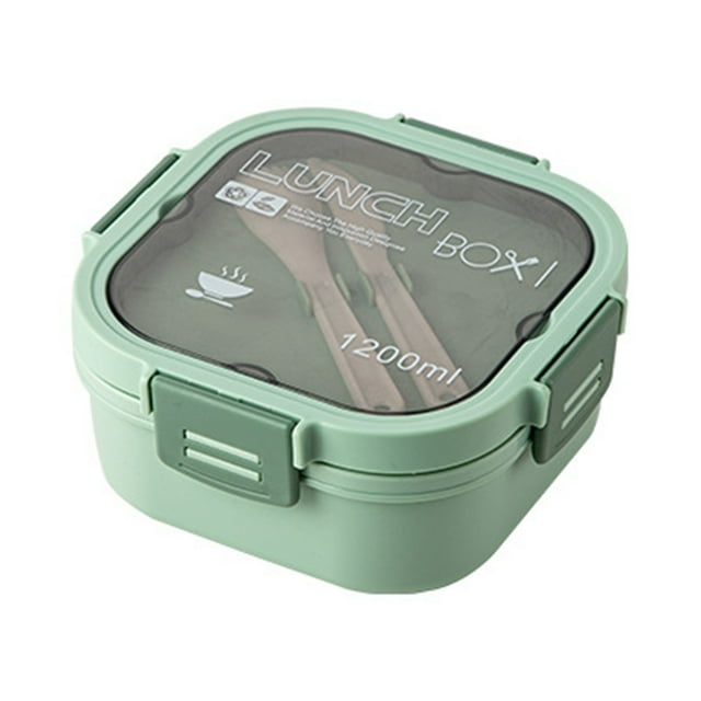 Boîte à Lunch Enfants Boîte à Lunch pour Enfants, Boîte à Lunch pour Adultes, Boîte à Lunch pour Adultes/enfants/enfants, Boîte à Lunch 1200 ml à 5 Compartiments, Cuillère Réutilisable Intégrée et Boîte à Lunch Bento pour Enfants