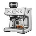 thumbnail image 4 of Choco Moon Espresso Machine w/Grinder, 15 Bar Semi-Automatic Coffee Maker with Milk Frother, Steam Wand & Pressure Gauge for Cappuccino, Latte, PID Control System, Silver, 4 of 11