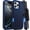 Blue, variant on For Apple iPhone 16 Pro Max Heavy Duty Armor Shockproof Protective Hybrid Case Cover With Clip Black/Black
