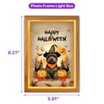 thumbnail image 5 of Happy Halloween Scottish Terrier Witches Hat Pumpkin Carving Acrylic Plaque with Wood Photo Frame Box Scottie Dog Lover Gifts Light Box - 02019, 5 of 5