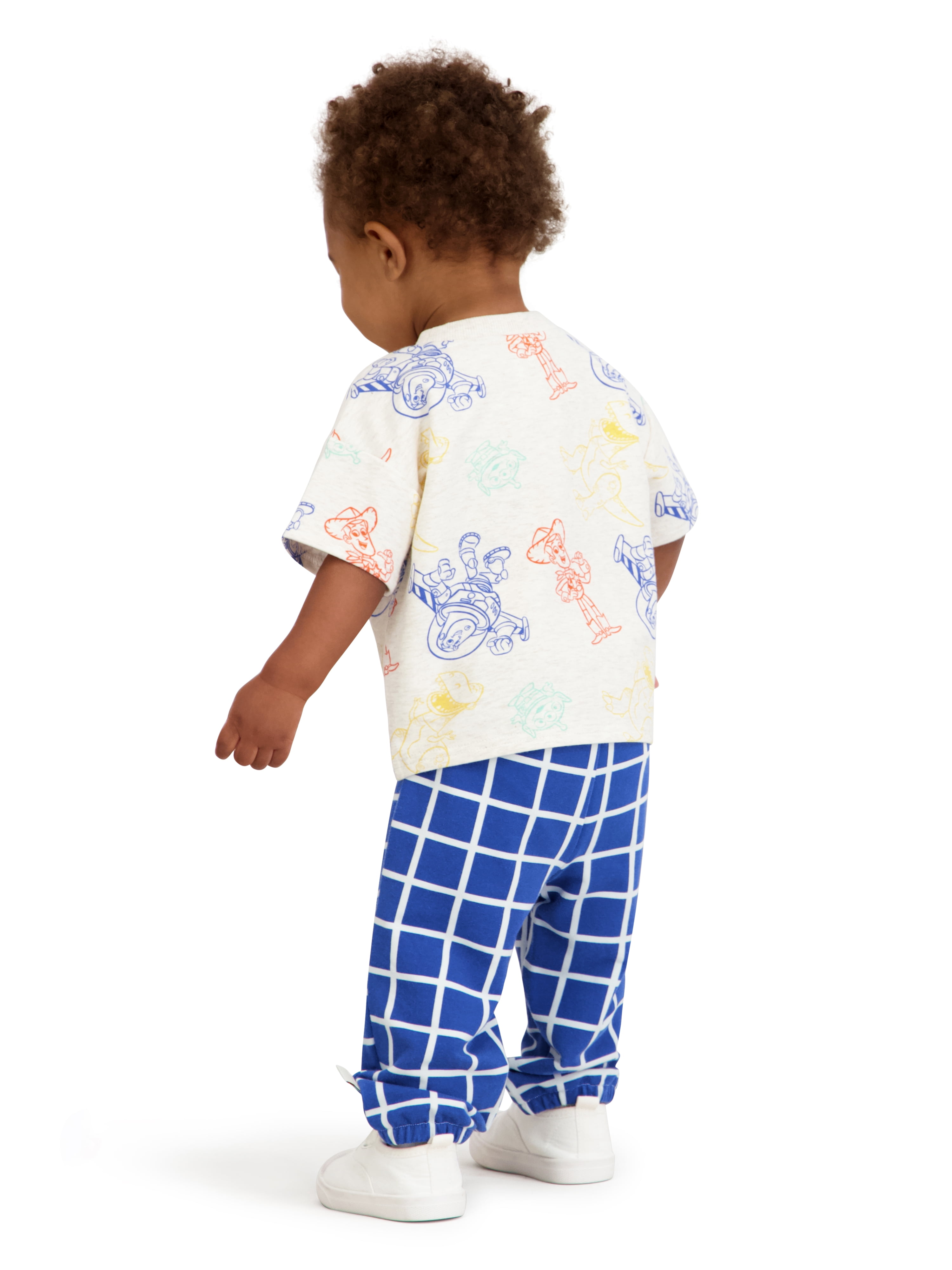 Toy Story Baby Boy Viscose French Terry Pant Set, Sizes 0-24 Months