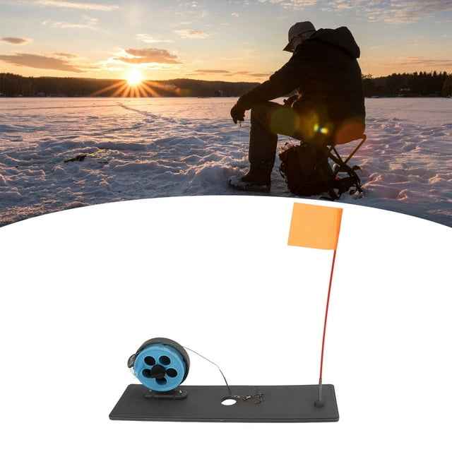 Drapeau de Pêche Flottant, Drapeau de Pêche sur Glace Flottant Portable Robuste pour la Pêche en Hiver