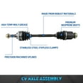 thumbnail image 2 of Bodeman Front RIGHT CV Axle Drive Shaft Assembly (Passenger Side) for 1995 1996 1997 Kia Sephia - 1.8L; w/ABS, 2 of 7