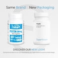 thumbnail image 3 of SuperSmart Fisetin 500mg per Day (Easy-to-Take) - 98% Pure Fisetin Supplement - Highly Bioavailable Polyphenol - Potent Senolytic Activator | Non-GMO & Gluten Free - 60 Tablets, 3 of 8