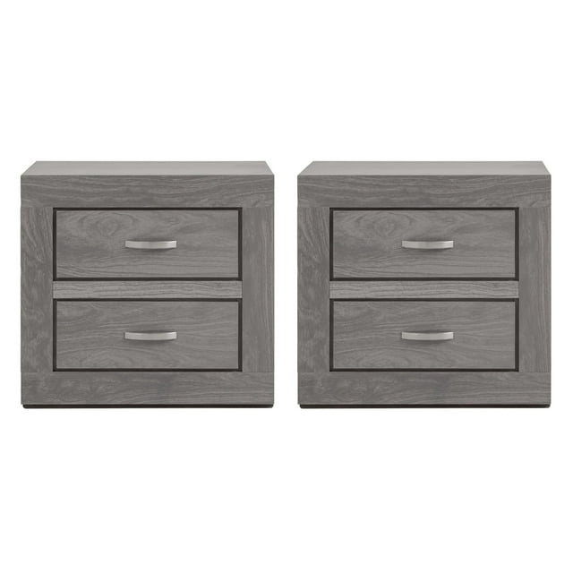 Set de 2 Buros Valentina - Gris