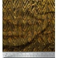 thumbnail image 3 of oneOone Viscose Chiffon Fabric Waves Panel Printed Fabric 1 Yard 42 Inch Wide, 3 of 3