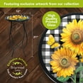 thumbnail image 3 of Briarwood Lane Checkered Sunflowers Plant Stand, 3 of 6